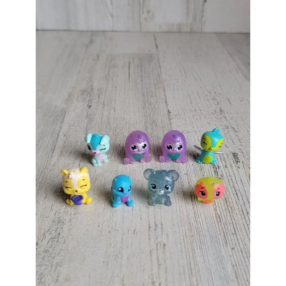 Hatchimals colleggtibles dog cat bear bug toy figure‎ set